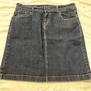 Old Navy Short Denim Skirt w/Slit
